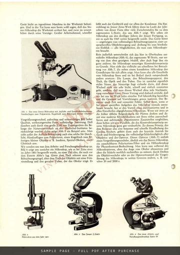 Zeiss Werkzeitschrift Heft 10, 15 October 1953 – German – sample page 2 (watermarked preview)