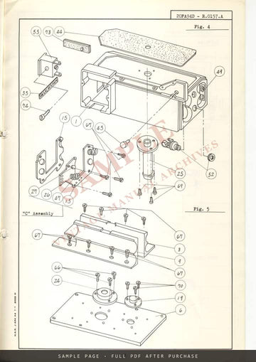 Nikon Cordless Battery Power Pack for Motor Drive F-36 – Parts List – sample page 2 (watermarked preview)