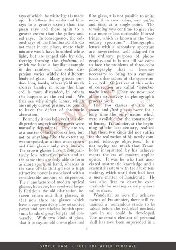 Carl Zeiss Jena – Photographic Lenses and How They Are Made (P 270), English – sample page 2 (watermarked preview)