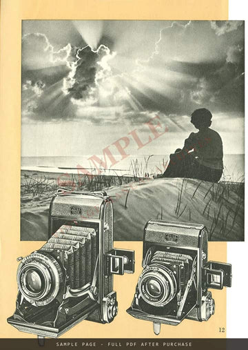 Zeiss Ikon Cameras – "Jetzt knipsen" German Catalogue C 875, 1939 – sample page 2 (watermarked preview)