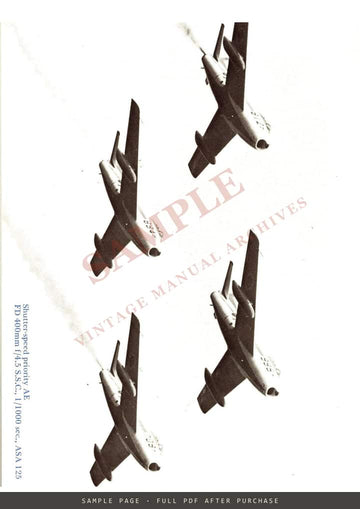 Canon A-1 SLR Camera – Instructions, English – sample page 2 (watermarked preview)