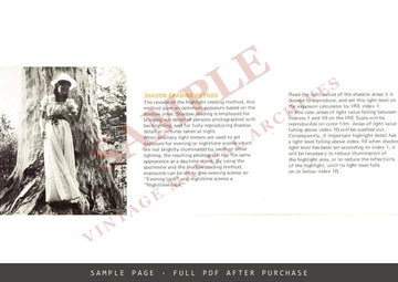 Asahi Pentax Digital Spotmeter – Instruction Manual, English – sample page 3 (watermarked preview)