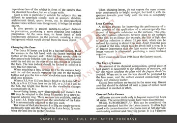 Leica Guide: How to Work with Any Leica by W. D. Emanuel – Focal Press – sample page 3 (watermarked preview)
