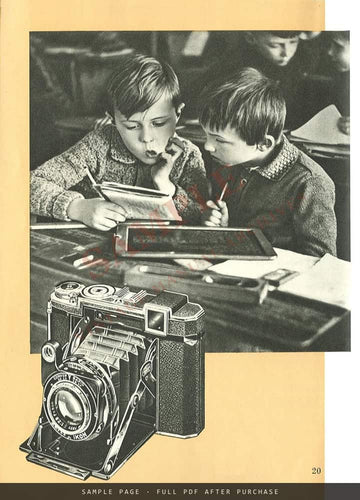 Zeiss Ikon Cameras – "Jetzt knipsen" German Catalogue C 875, 1939 – sample page 3 (watermarked preview)