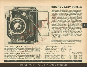 Der Schaja Photo-Führer, June 1936 – Voigtländer Cameras (German) – sample page 3 (watermarked preview)