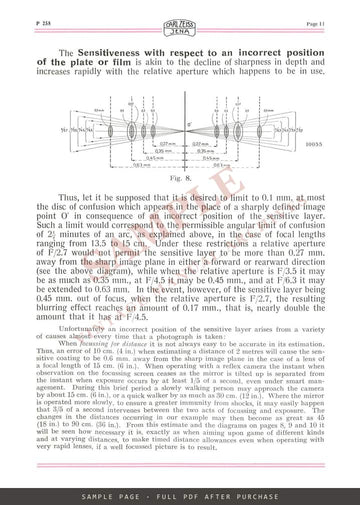 Carl Zeiss Jena – The New Extra Rapid Zeiss Photo Lenses (P 258), English – sample page 3 (watermarked preview)