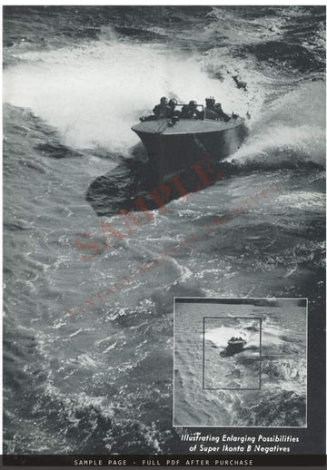 Zeiss Ikon Super Ikonta B & BX – Carl Zeiss, Inc. Leaflet CAM 223, 1941 – sample page 3 (watermarked preview)