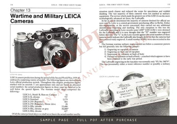Leica: The First Sixty Years by Gianni Rogliatti – Hove Foto Books – sample page 3 (watermarked preview)
