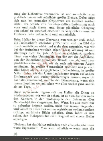 Voigtländer "Kameras, bei denen man etwas sieht!" German Catalogue, August 1932 – sample page 3 (watermarked preview)