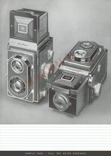 Zeiss Ikon Ikoflex Twin-Lens Reflex – "You See the Picture Before Taking It", C 805, 1938 – sample page 3 (watermarked preview)