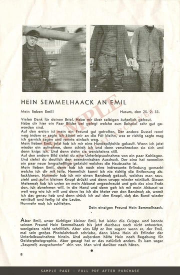 Die Bunten Hefte – Schaja Photo-Mitteilungen, Heft 1, April 1933, with Voigtländer Prominent – sample page 3 (watermarked preview)