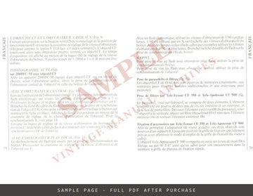 Hasselblad Lenses – Instructions, English, German, French and Swedish – sample page 3