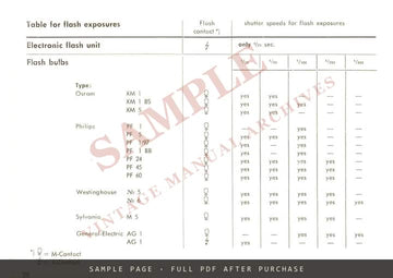 Edixa-mat Reflex – Instruction Book, English – sample page 4 (watermarked preview)