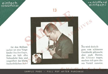 Voigtländer Bessa – "Nimm die Bessa" German Brochure – sample page 4 (watermarked preview)