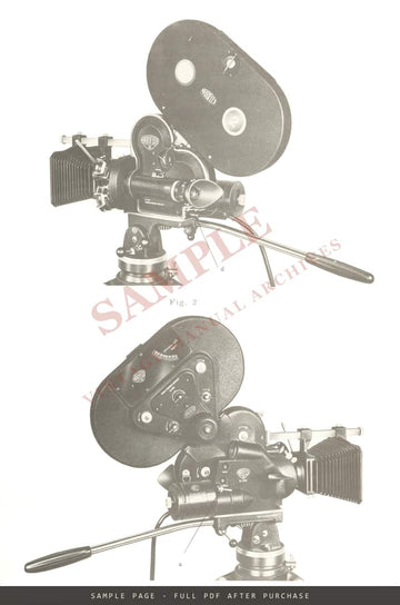 Arriflex 16 Synchronous Motor & Power Supply – Operating Instructions – sample page 5 (watermarked preview)