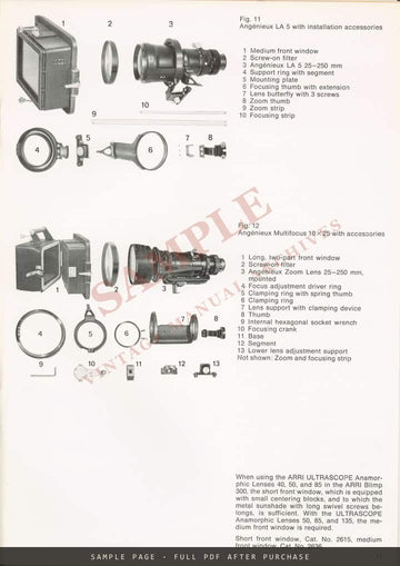 ARRI Blimp 300 – Technical Information, Arnold & Richter Leaflet – sample page 4 (watermarked preview)