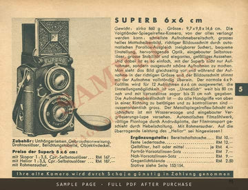 Der Schaja Photo-Führer, June 1936 – Voigtländer Cameras (German) – sample page 4 (watermarked preview)