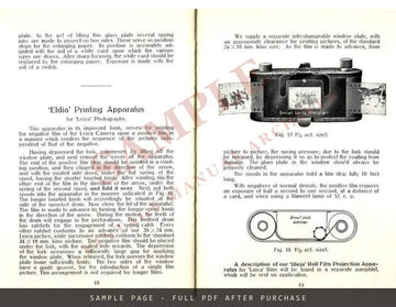 Directions for Using the Leitz 'Leica' Camera – E. Leitz Inc., New York, July 1928 – sample page 4 (watermarked preview)