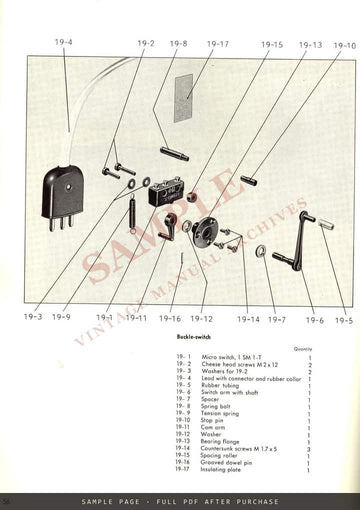 Repair & Parts Manual for Arriflex 35 mm Cameras IIB and IIC, Vol. I – CinePress – sample page 4 (watermarked preview)