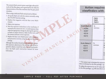 Hasselblad 503CW Instruction Manual – English (UK) Edition, 1998 – sample page 4 (watermarked preview)
