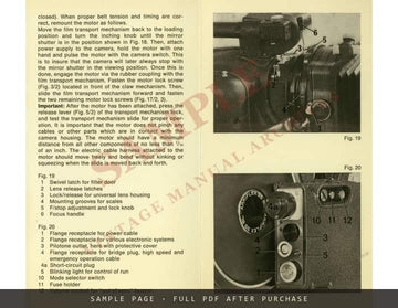 Arriflex 35 BL – Instruction Manual, English – sample page 4 (watermarked preview)
