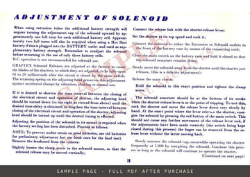 Graflite by Graflex – Instruction Manual, English – sample page 4 (watermarked preview)