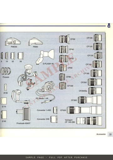 Hasselblad 503CW Instruction Manual – English, 40-Page Edition – sample page 4