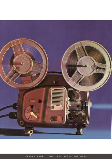Bolex 18-5 Automatic Projector – New Model Brochure, English – sample page 4 (watermarked preview)