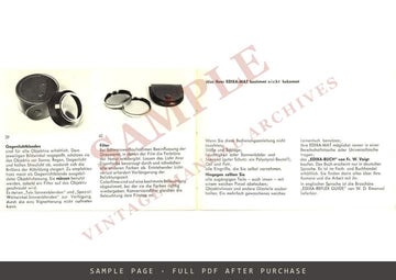 Edixa-mat Reflex – Bedienungsanleitung, German – sample page 4 (watermarked preview)