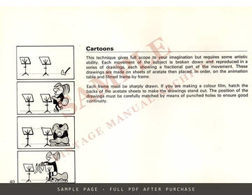 Bolex H16 RX-5 and SB / SBM Reflex Cameras – Instruction Manual, English – sample page 4 (watermarked preview)