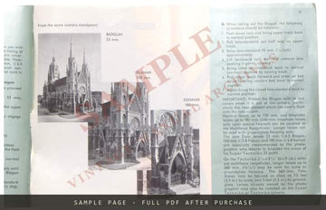 Linhof Super Technika 6x9 Operating Instructions – English – sample page 4 (watermarked preview)