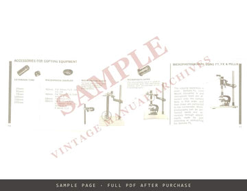 Canon Products Guide – Cameras, Lenses and Accessories, English – sample page 4 (watermarked preview)