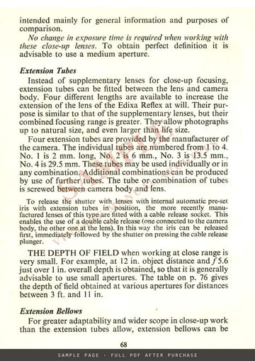 Edixa Reflex Guide – Edixaflex, Edixa Mat-Flex, Edixa Reflex and Mat-Reflex Ranges – sample page 4 (watermarked preview)