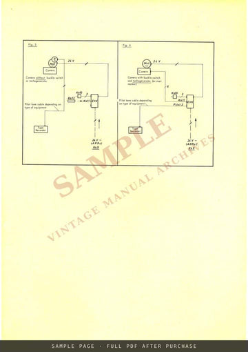 ARRI Electric Distribution Box for Arriflex 35 – Technical Information, November 1967 – sample page 4 (watermarked preview)