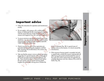 ARRITECHNO 35 – Instruction Manual, English, June 1998 – sample page 4 (watermarked preview)
