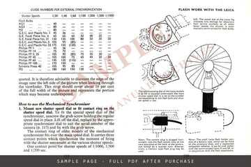 Leica Guide: How to Work with Any Leica by W. D. Emanuel – Focal Press – sample page 4 (watermarked preview)